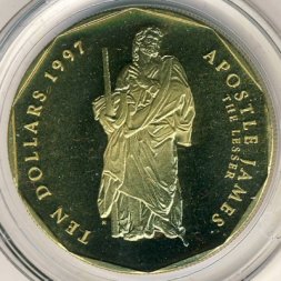 Маршалловы острова 10 долларов 1997 год