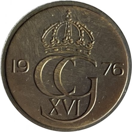 Швеция 5 эре 1976 год