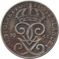 Швеция 2 эре 1944 год - Король Густав V