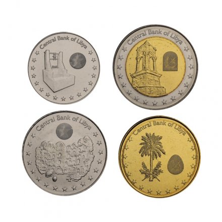 Набор из 4 монет Ливия 2014 год