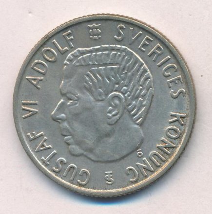 Швеция 2 кроны 1953 год