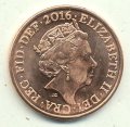 Великобритания 2 пенса 2016 год