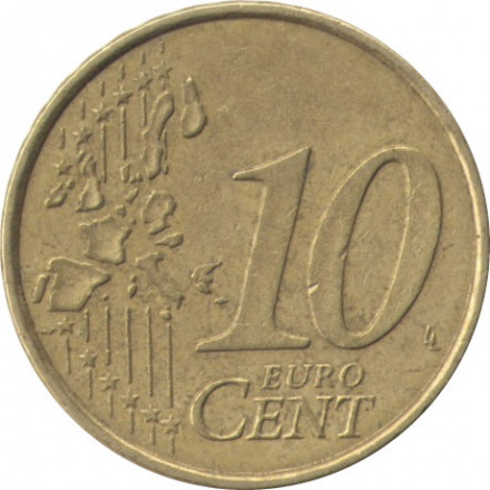 Греция 10 евроцентов 2002 год (&quot;F&quot;)