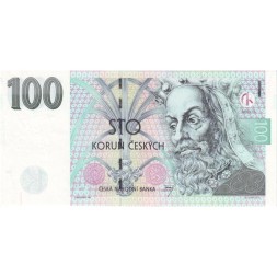 Чехия 100 крон 1997 год - Король Карл IV UNC