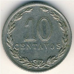 Аргентина 10 сентаво 1940 год