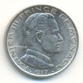 Монако 1 франк 1977 год
