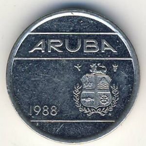 Аруба 5 центов 1988 год
