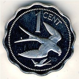 Белиз 1 цент 1977 год