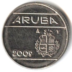 Монета Аруба 10 центов 2009 год