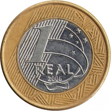 Бразилия 1 реал 2006 год