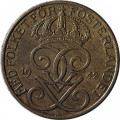 Швеция 5 эре 1942 год - Король Густав V (бронза)