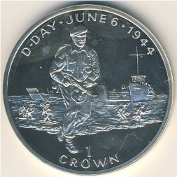 Остров Мэн 1 крона 1994 год