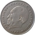 ФРГ 2 марки 1983 год - Конрад Аденауэр, 20 лет Федеративной Республике (1949-1969) (G)