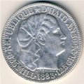 Гаити 50 сантимов 1883 год