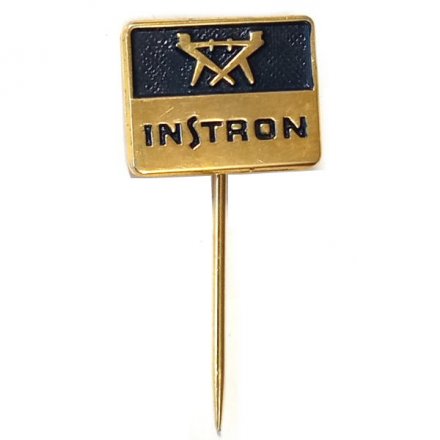 Значок-иголка INSTRON. США. Производитель испытательного оборудования