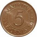 Маврикий 5 центов 2012 год - Сивусагур Рамгулам