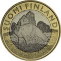 Финляндия 5 евро 2014 год - Исторические регионы Финляндии. Животные - Исконная Финляндия