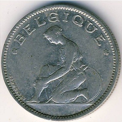 Бельгия 1 франк 1933 год