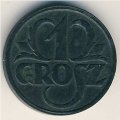 Польша 1 грош 1939 год