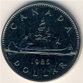 Канада 1 доллар 1985 год - Каноэ