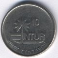 Куба 10 сентаво 1989 год