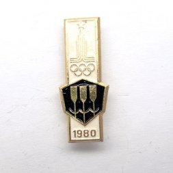Значок. Олимпиада 1980 Гребля
