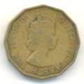 Сейшелы 10 центов 1953 год
