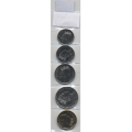 Набор из 5 монет Фиджи 2009-2010 год