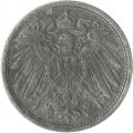 Германия 10 пфеннигов 1921 год (цинк, не магнитная)