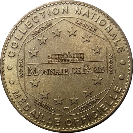 Жетон Monnaie de Paris. Франция. Paris. 2003
