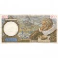 Франция 100 франков 1939 год - следы от степлера - F