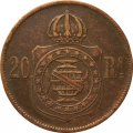 Бразилия 20 реалов 1868 год