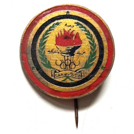 Значок-иголка Олимпийский огонь, кольца. SAA