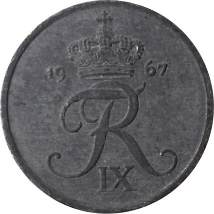 Дания 1 эре 1967 год