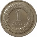 Польша 1 злотый 2019 год