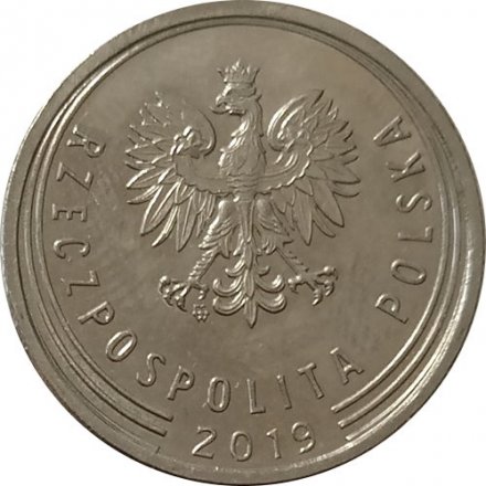Польша 1 злотый 2019 год