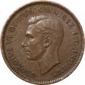 Великобритания 1 фартинг 1946 год - Крапивник