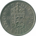 Великобритания 1 шиллинг 1964 год - Английский герб