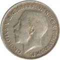 Великобритания 3 пенса 1916 год - Король Георг V