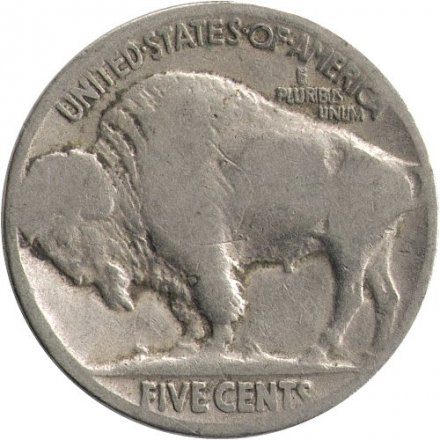 США 5 центов 1926 год - Buffalo Nickel (Без отметки монетного двора)