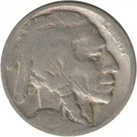 США 5 центов 1926 год - Buffalo Nickel (Без отметки монетного двора)
