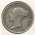 Великобритания 6 пенсов 1857 год