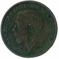 Великобритания 1/2 пенни 1917 год