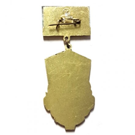 Значок Березовский. Основан в 1748 г. (с камнем)