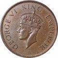 Британская Индия 1/4 анны 1941 год (без отметки монетного двора)