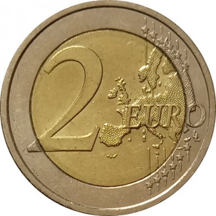 Словакия 2 евро 2009 год - Византийский крест