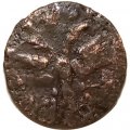 Полушка 1720 год Пётр I (ВРП, НД) - буквенное обозначение года VF