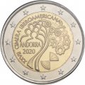 Андорра 2 евро 2020 год - XXVII Иберо-американский саммит в Андорре