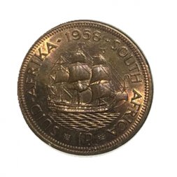 ЮАР 1 пенни 1958 год