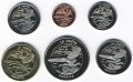 Набор из 6 монет - Индейская резервация Ла-Поста (США) 2013 год